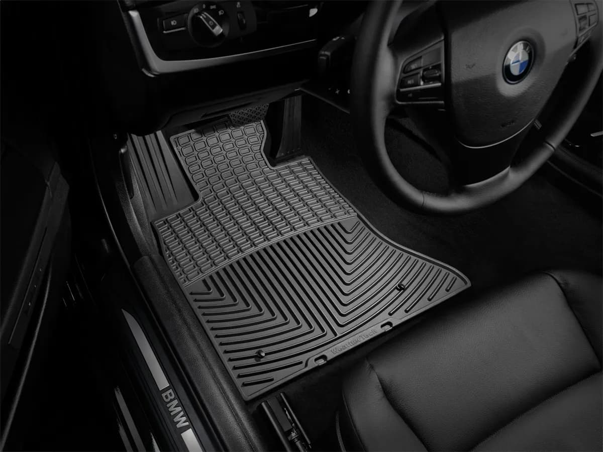 2011 + BMW 5-Series (F10) Black Front Rubber Mats