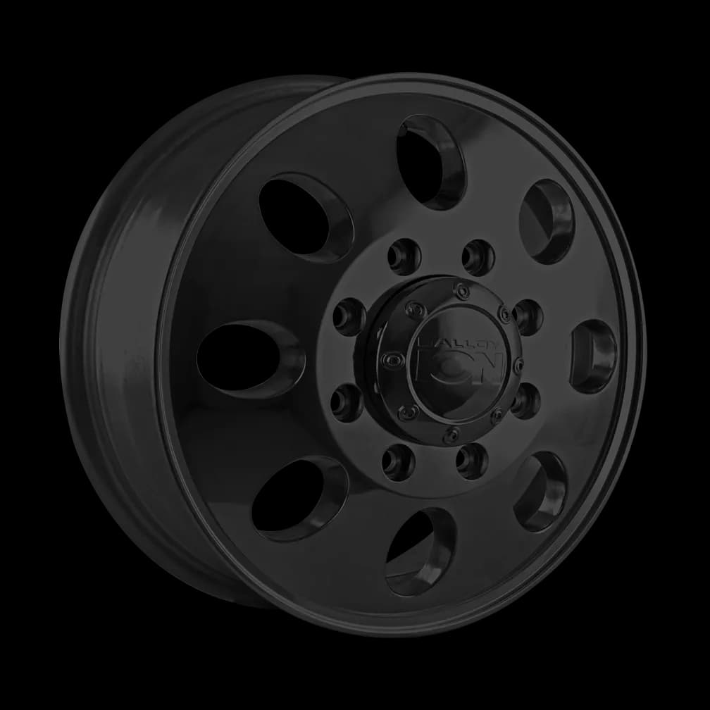 Cast Aluminum Wheels 167 MB 17x6.5 Matte Black 8 On 210 Bolt Pattern 125.3 Offset ION Wheels