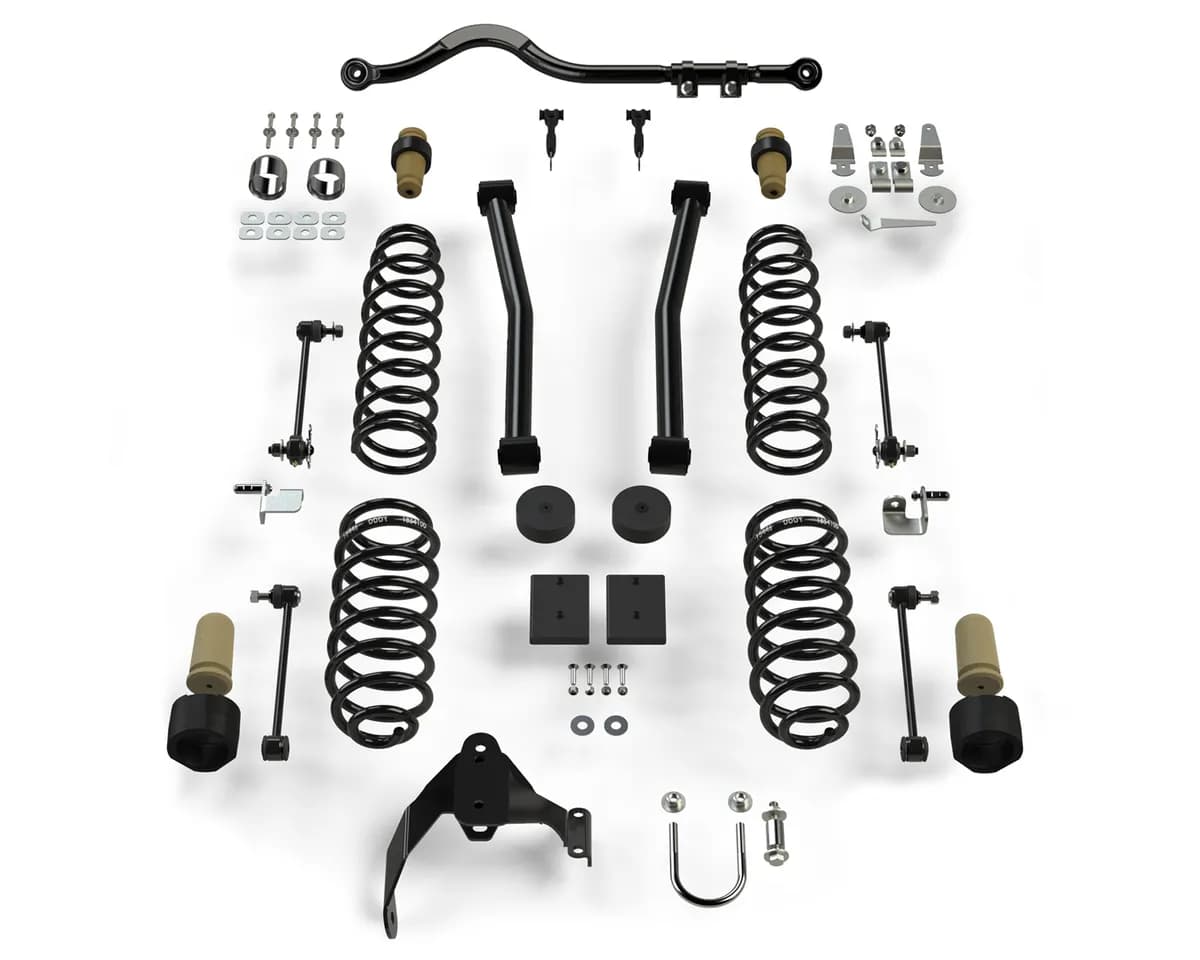 0718 Wrangler 4DR Sport S/T2 Suspension System(2.5lift)no Shocks