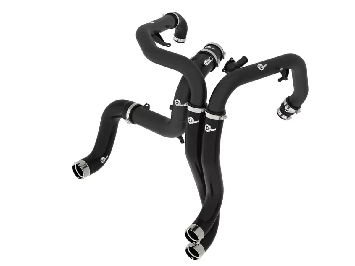 BladeRunner 2-1/4 IN & 3 IN Aluminum Hot and Cold Charge Pipe Kit Black Ford Bronco Raptor 22-25/Ranger Raptor 24-25 V6-3.0L