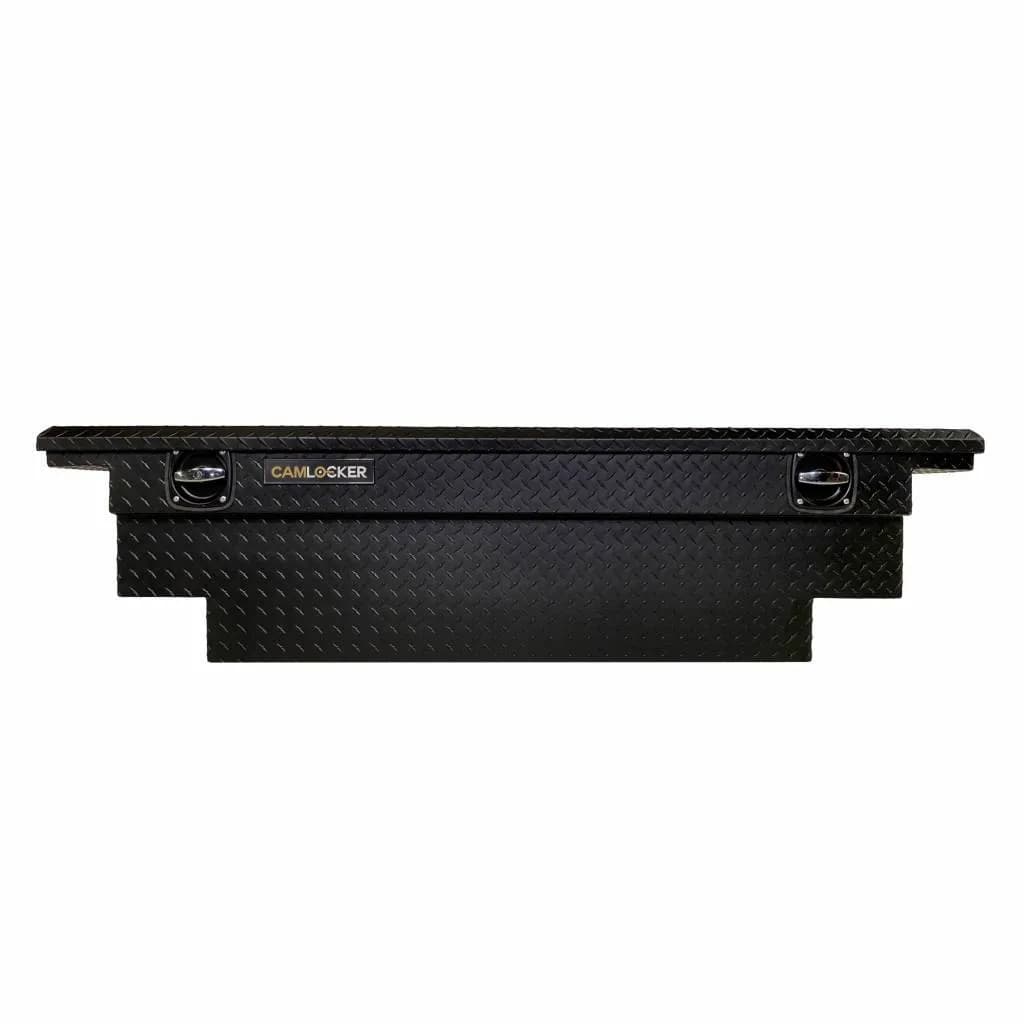 71in x 20w x 19d Cam Locker Toolbox Low Profile Matte Black Notched King Size