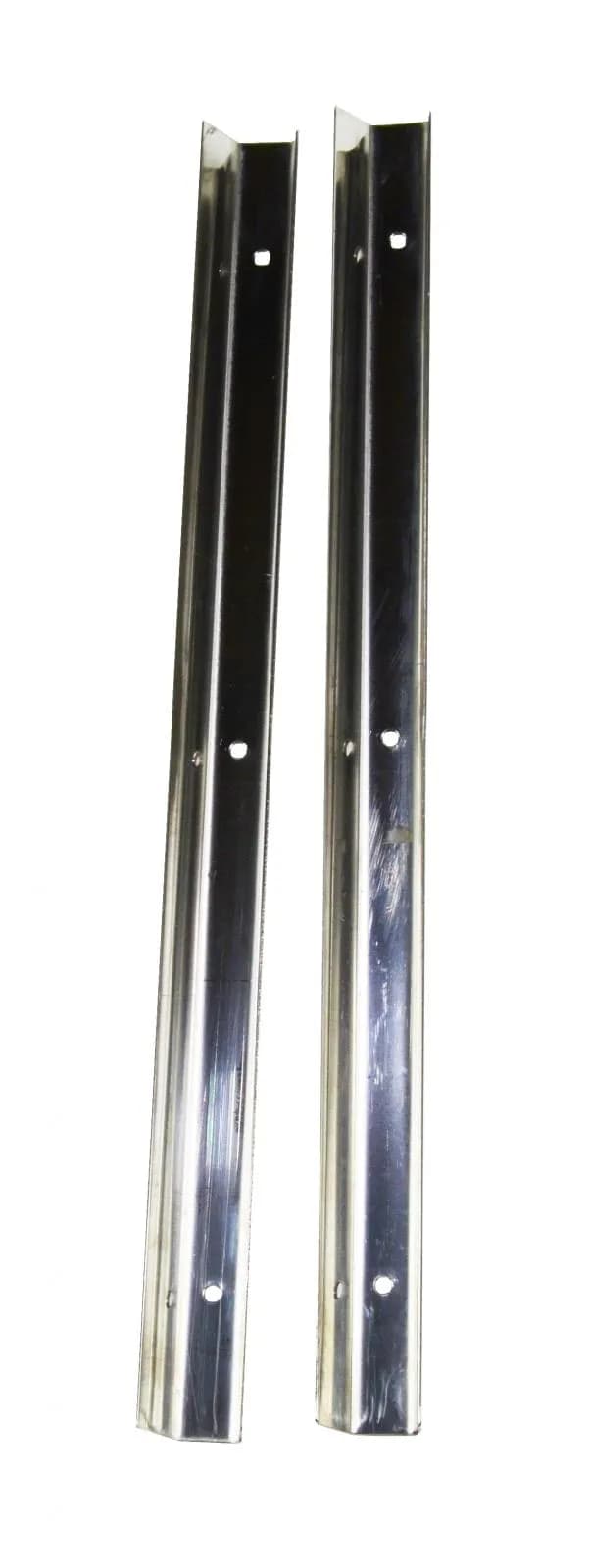 Jeep CJ7 Entry Guards Pair 76-95 CJ7 Wrangler YJ Polished Silver Kentrol
