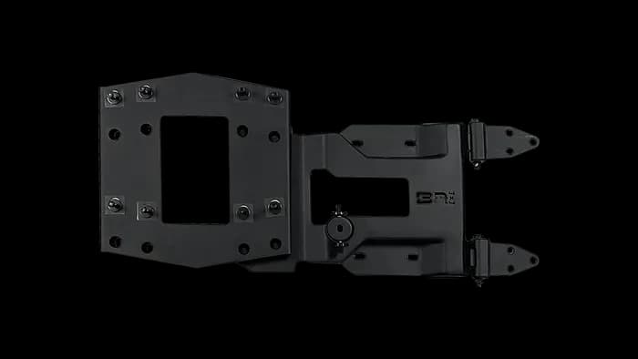 RTC Reinforced Tire Carrier; Mounts Up To 37 in. Tire; Incl. 3Rd Brake Light Mount;