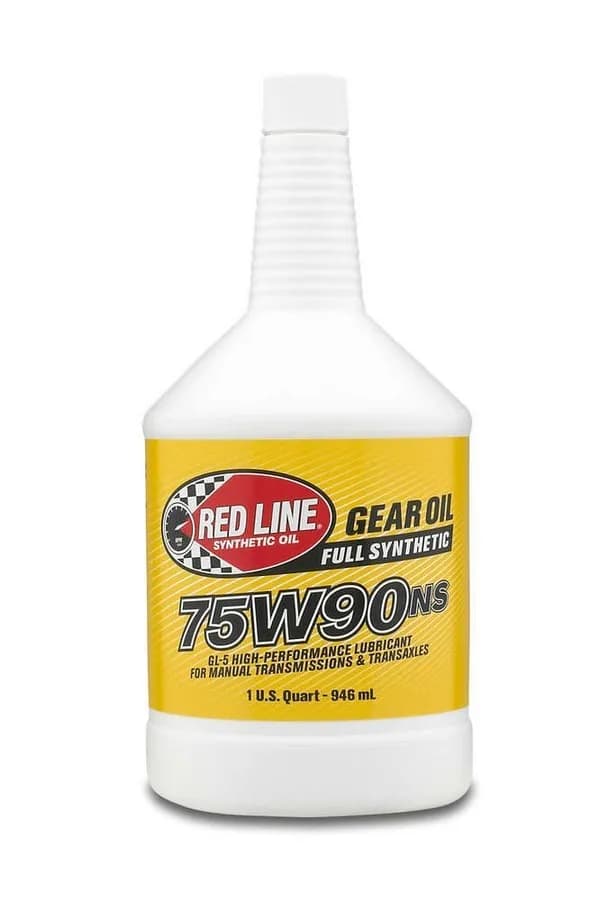 75W90NS Gear Oil Synthetic GL-5 Gear Oil For Manual Transmissions 1 Quart Red Line Oil