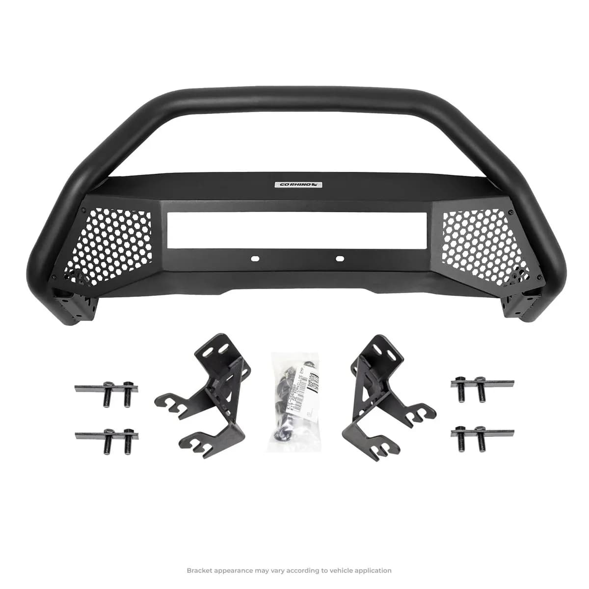 1019 RAM 2500hd/3500hd Rc4 Skid Plate Bull Bar w/ Brktlight Ready Txt Blk