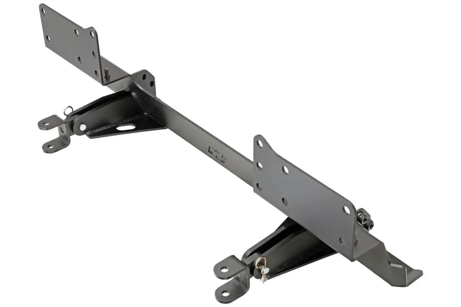 Tow Bar Mounting Kit 18-Up Wrangler JL 20-Up Gladiator w/ Plastic Bumper Bolt-On Includes Mounting Plate Tow Bar Attaching Forks Hardware For Use w/ CE-9033F RockJock 4x4