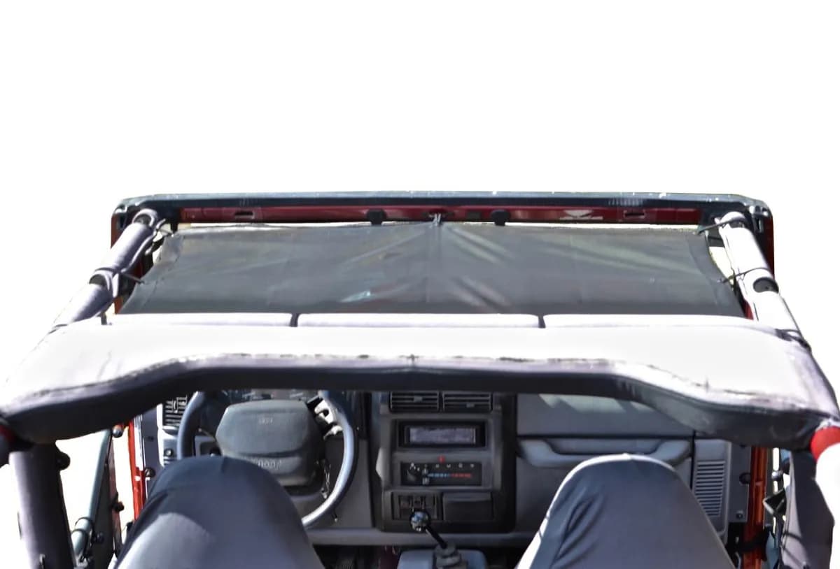 Tops and Covers 1997-2006 Fabric Teddy Black Front Seats Only