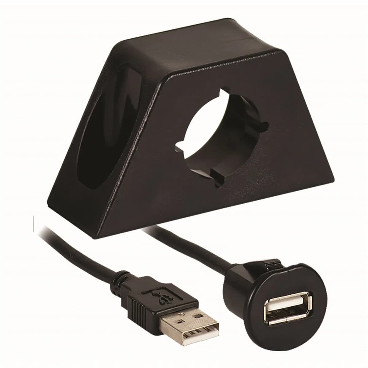 USB Extension Cable; 6 ft.; w/Mount;