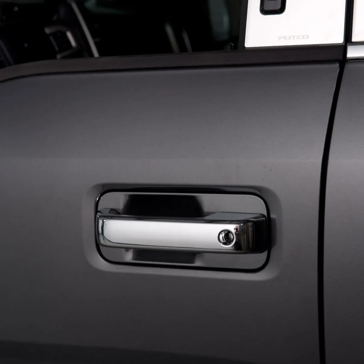 1520 F150/17c F250/F350 Super Duty 2dr Chrome Door Handle Covers Buckets Only