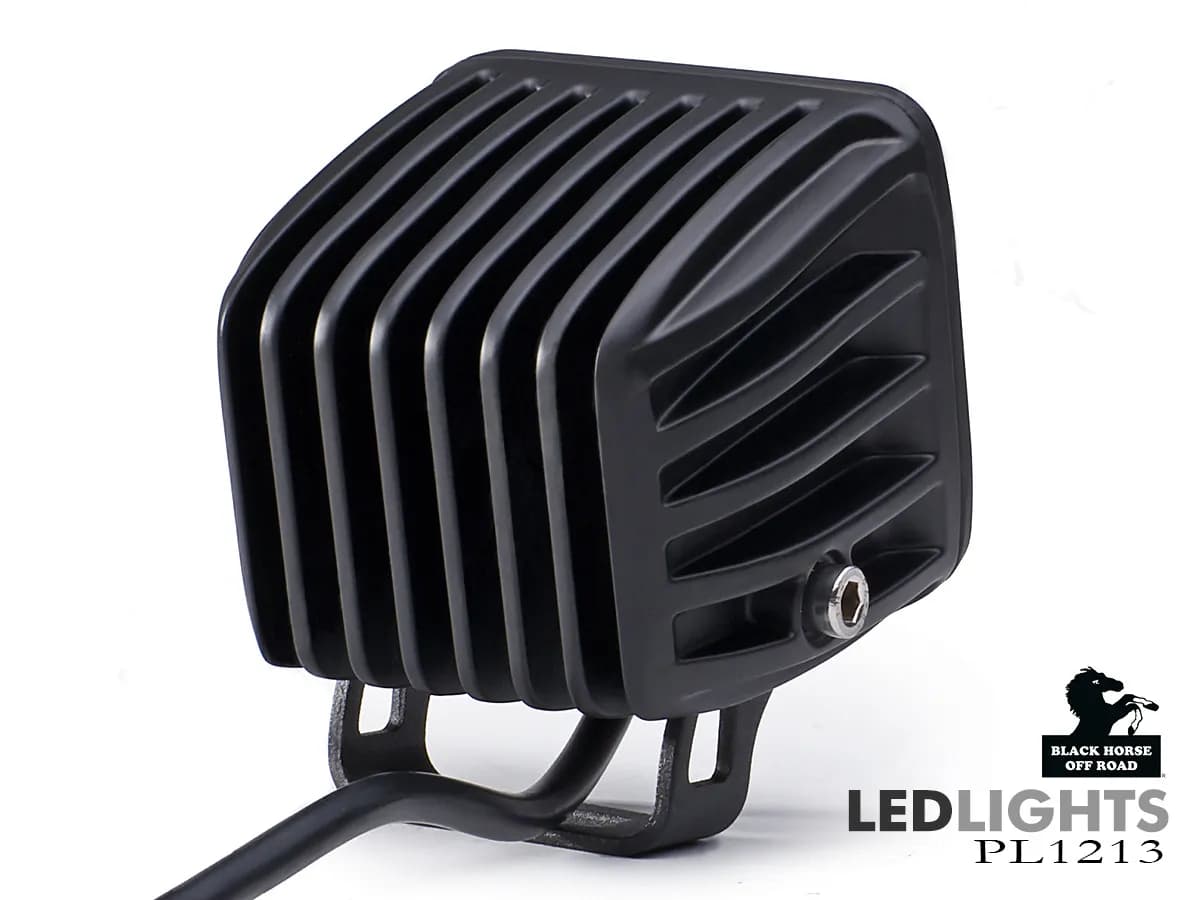Universal LED 4in Cube Lights With Wiring Kit And a Switch Clear