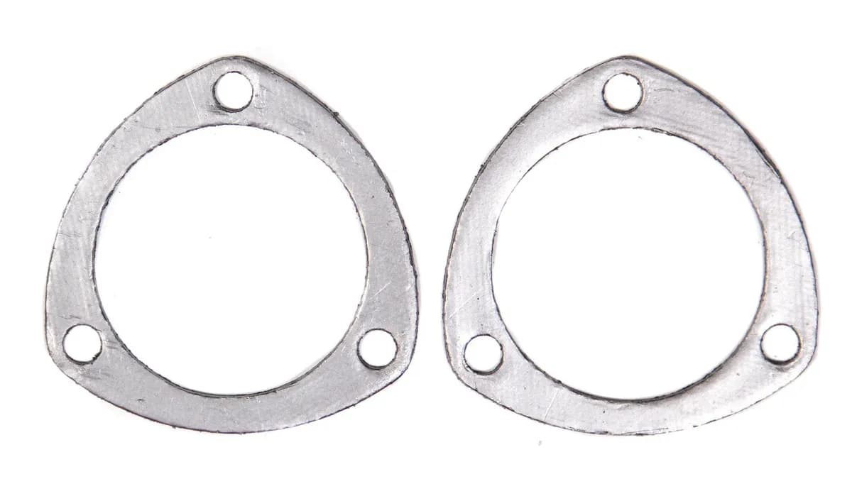 3in Collector Flange Gaskets 3 Bolt Holes 33/8in Bolt Hole Spacing 2/Set