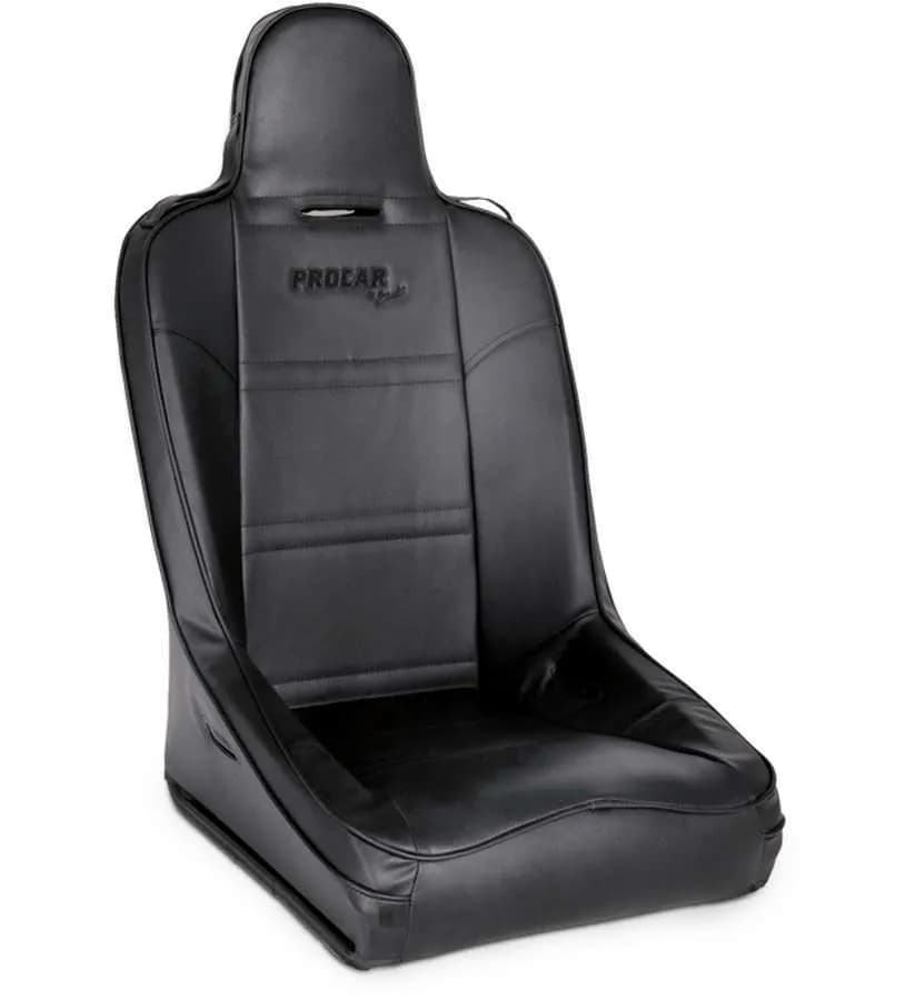 Terrain Fixed Back Suspension Seat Black Vinyl