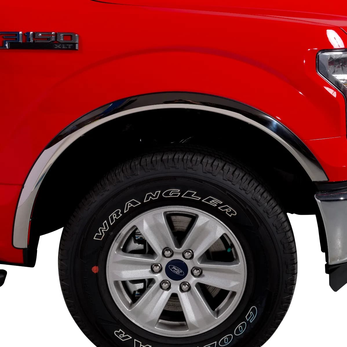 2021-2022 Ford F-150 - With or Without factory fender flares Trim Stainless Steel Fender Trim Made in Taiwan