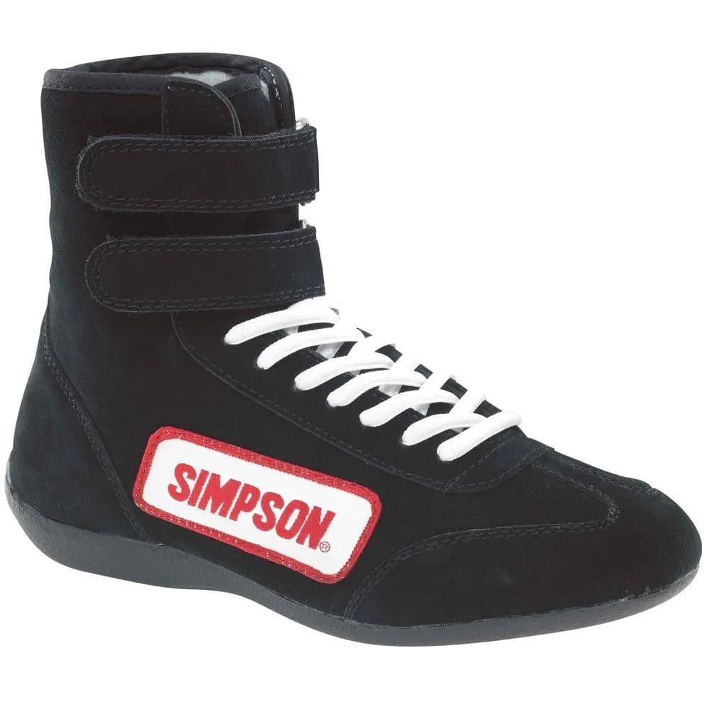 Simpson High Top Shoe Size 10 Black