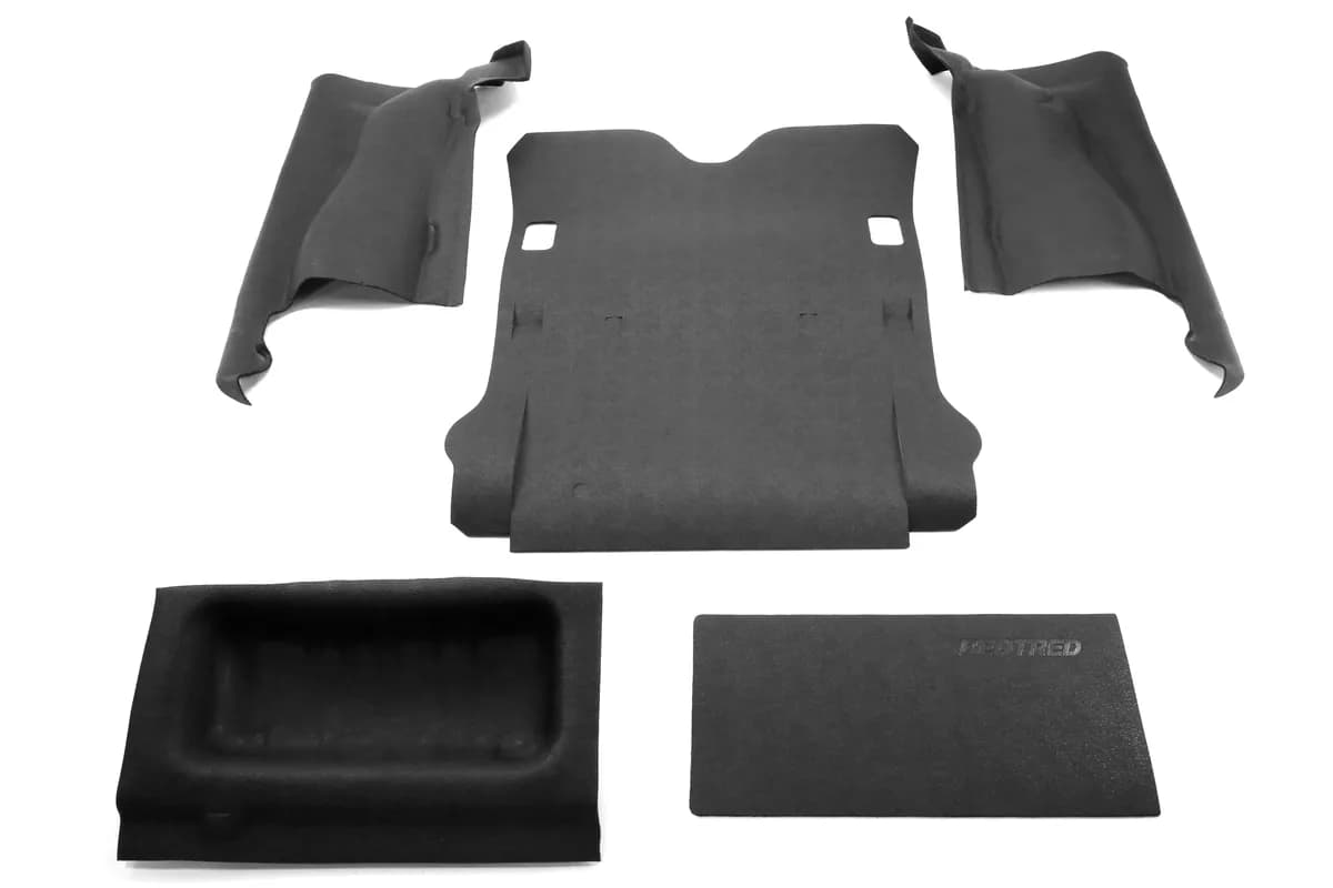 1118 Wrangler JK 5pc Composite Cargo/Rear Kit Gray Bedtred W/Tailgate And Tubliner