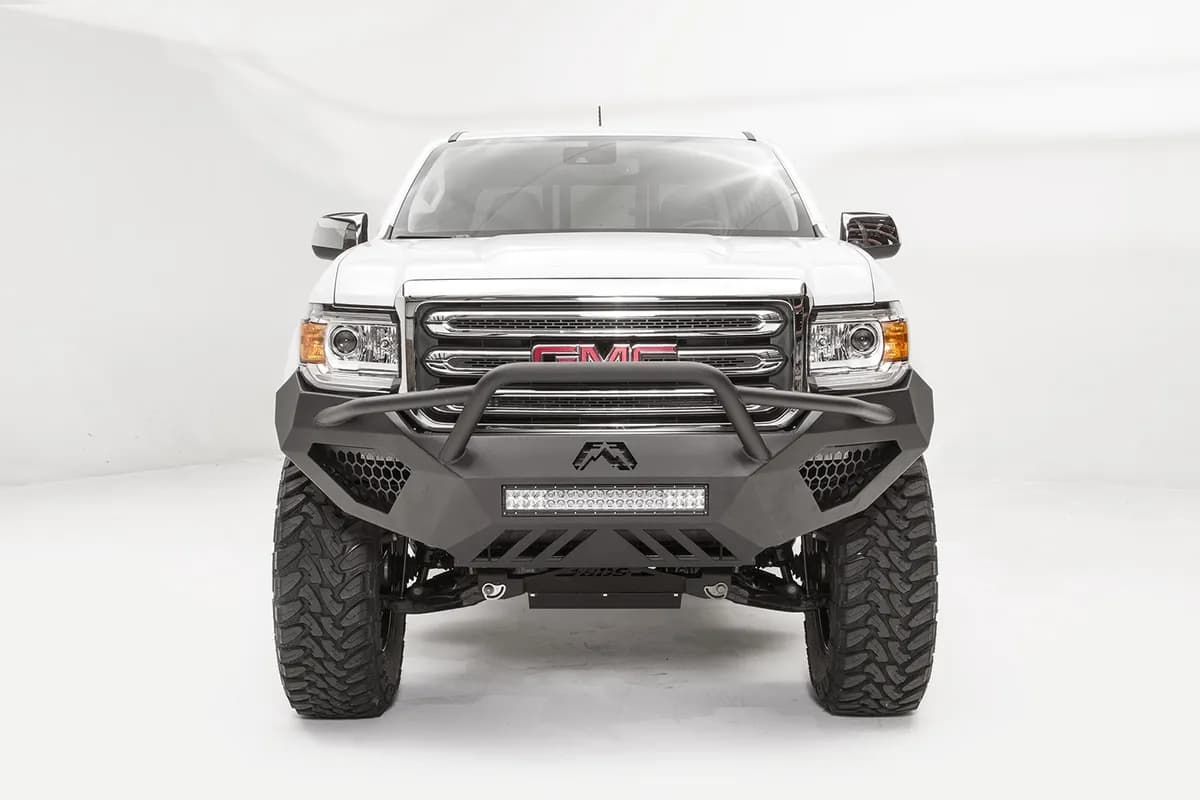 Vengeance Front Bumper; 2 Stage Black Powder Coated; Pre-Runner Guard;