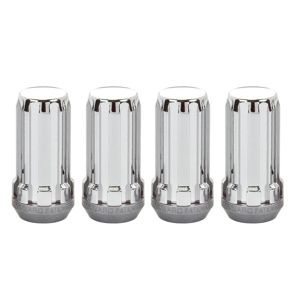 Splinedrive Lug Nut M14x1.5 Cone Seat 1.935 in Oal Chrome (4 Pk)
