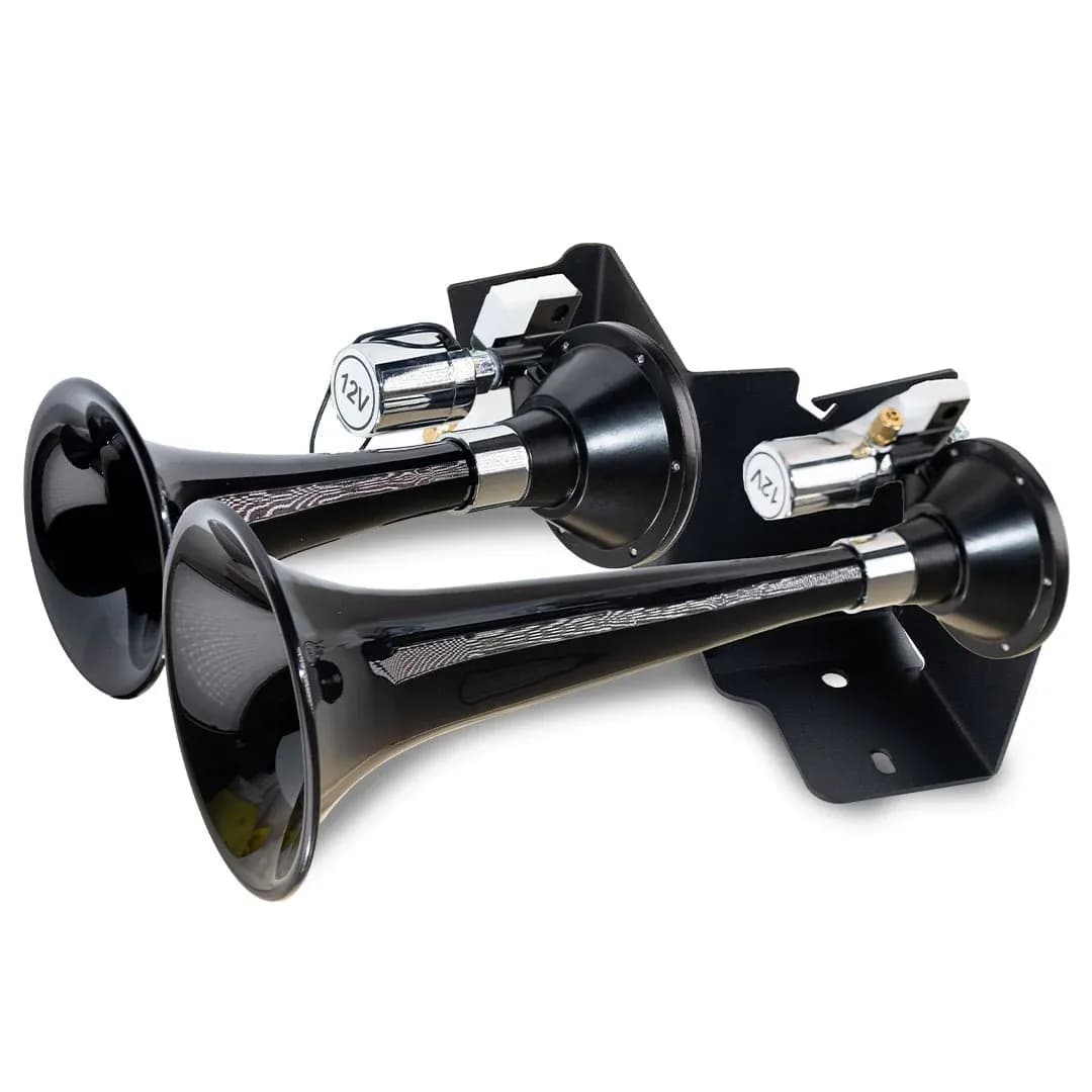 Add-On Horns; Includes Dual Black Horns PN[220]; Requires Minimum 1 Gallon Air Supply;