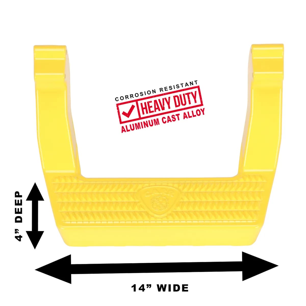 CARR - 114037 - LD Step; Assist/Side Step; XP7 Safety Yellow Powder Coat; Pair