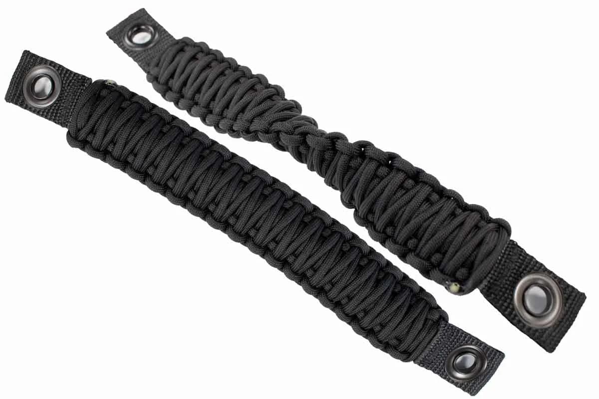 Fishbone Offroad Black Paracord Door Handles for 1997-2006 Jeep Wrangler FB55285