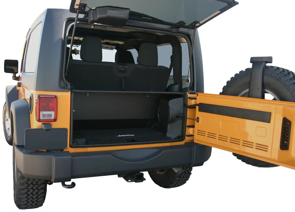 11c Wrangler Tailgate Security Enclosure Black