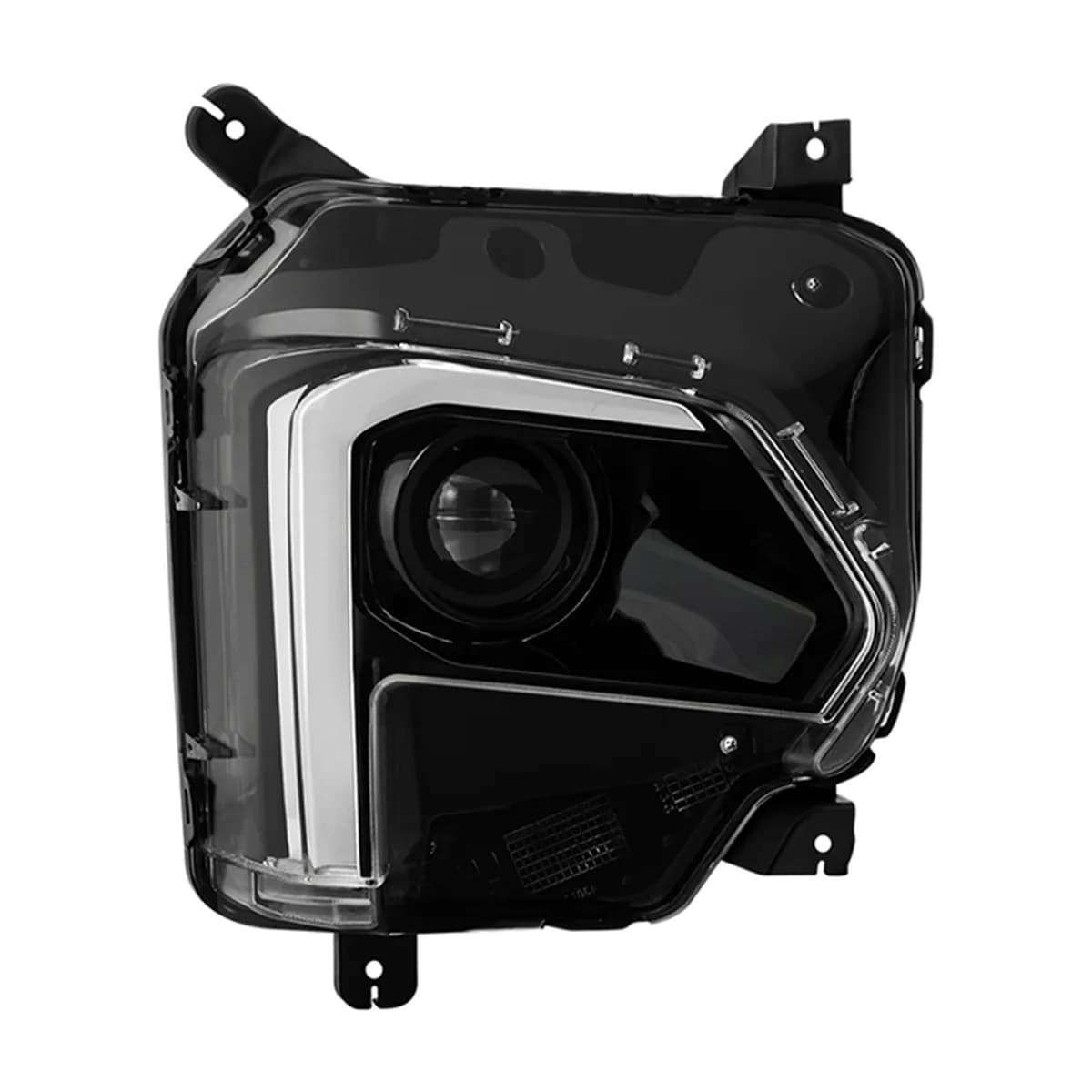 0319 Express/Savanna 1500/2500/3500 OEM Style Headlights With Bumper Lights Bla