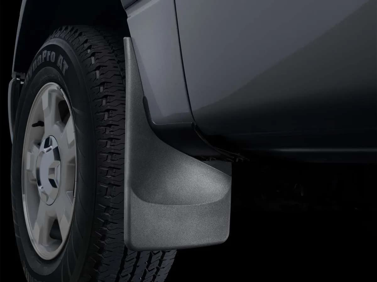 2007 + Chevrolet Silverado Black No Drill MudFlaps without Flares Does not fit Classic Style