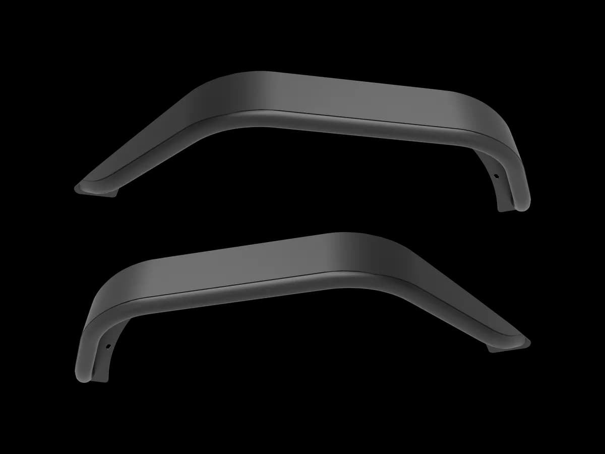 Attica 4x4 ATTJL01H107-BX-R 2018-2024 Jeep Wrangler JL Terra Series Rear Fender Flares