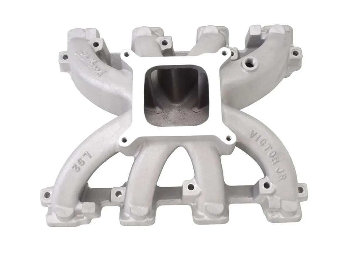 Edelbrock 28457 Victor Jr Small Block Chevy LS3/L92/L76 Intake Manifold Carbruetor