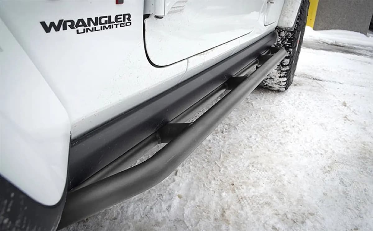 Armor 2018 to Present Rock Sliders 4 Door JLU Bare