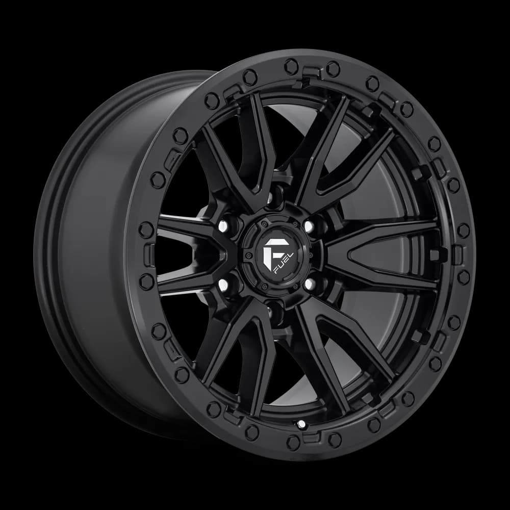 Rebel 18x9 6x135.00 Matte Black 1 mm