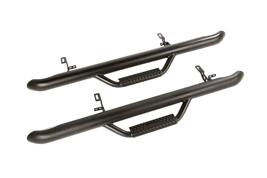 Spartan Nerf Bars Textured Black; 1211 Jeep Wrangler JK 2 Door