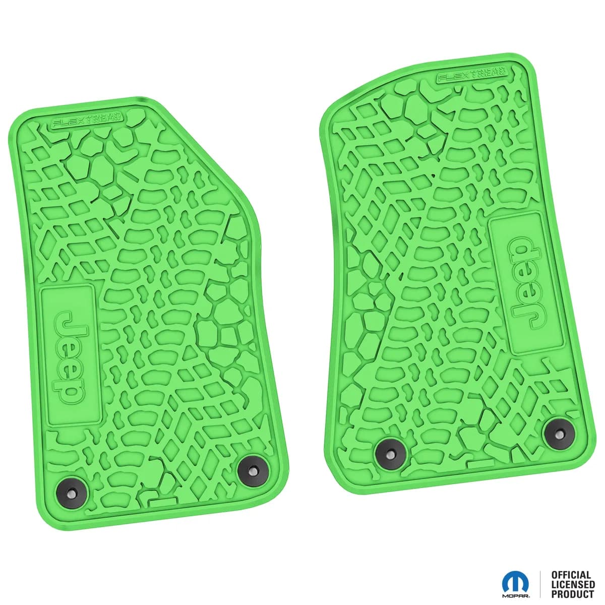 18-24 Jeep JL 2 Dr/Gladiator Front -Tire Tread/Scorched Earth Scene w/ JEEP Insert - Black