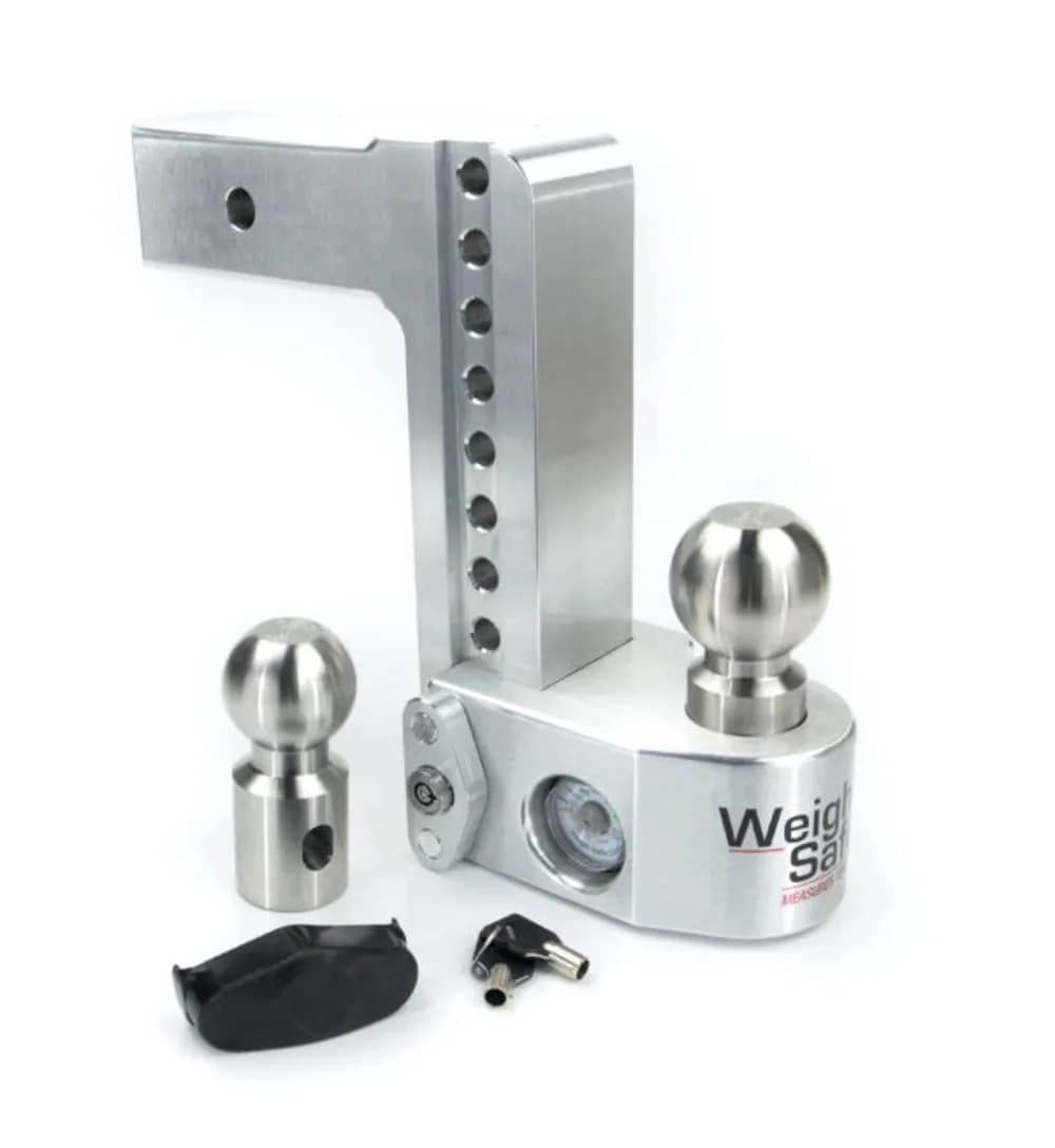 Weigh Safe 8in Drop Hitch w/ 2.5in Shank (8k/14.5k Gtwr)