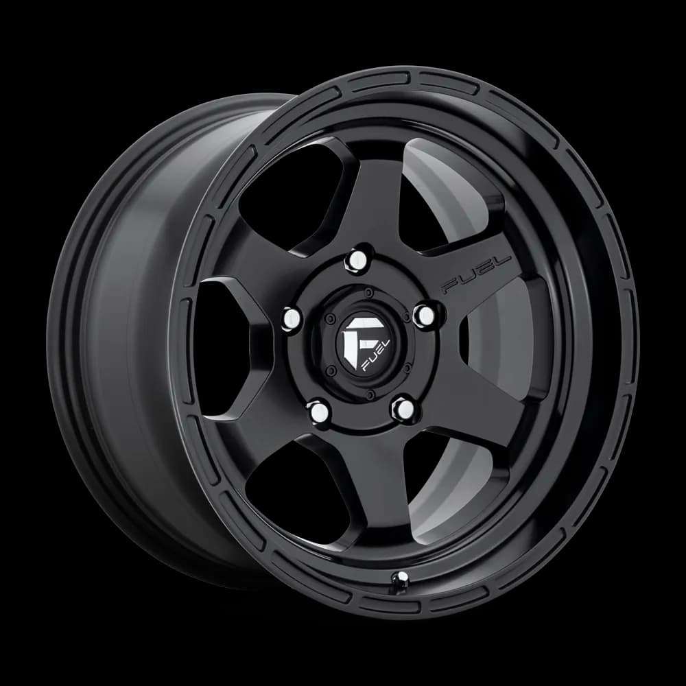 Shok 18x9 6x139.70 Matte Black -12 mm