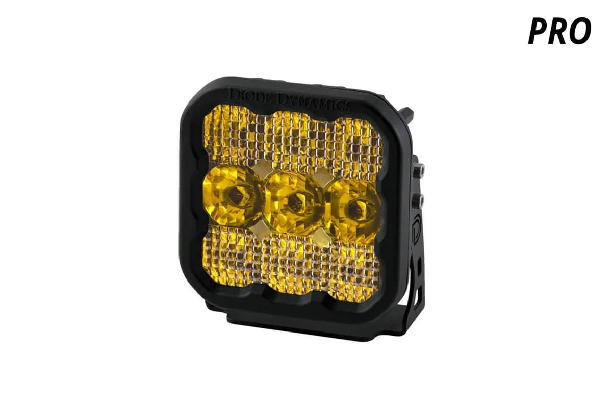 Diode Dynamics - SS5 LED Pod Pro Yellow Driving (single)