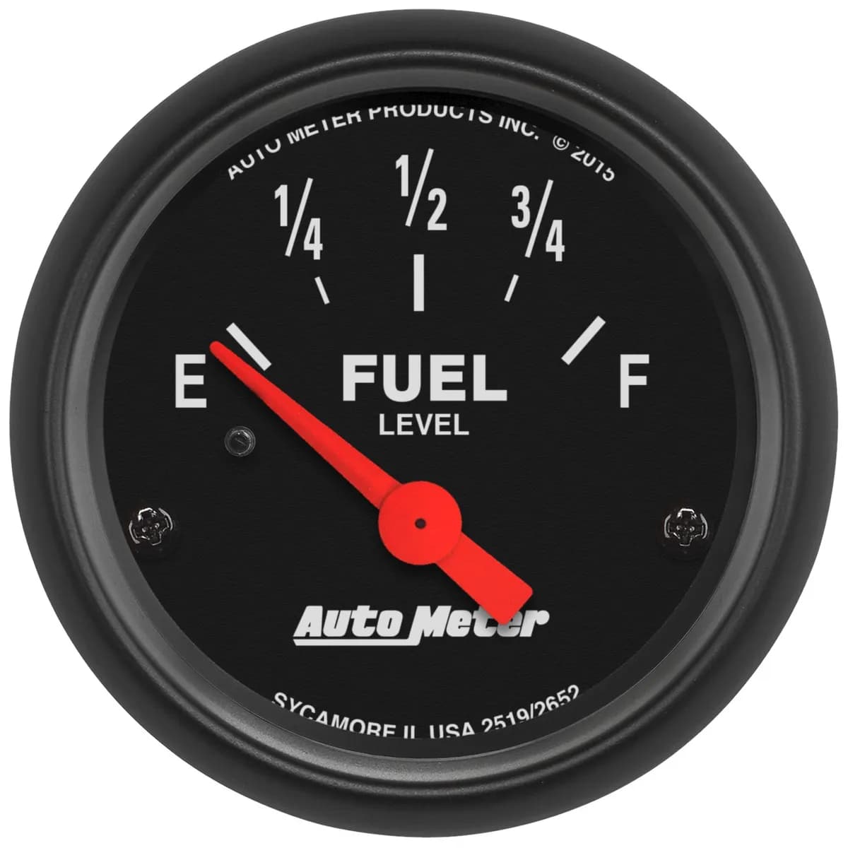 Gauge, Fuel Level, 2 1/16", 73oe to 10of(Aftermarket Linear), Elec, Z-Series