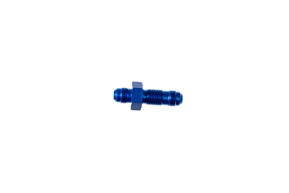 08 Straight Male An/Jic Bulkhead Blue