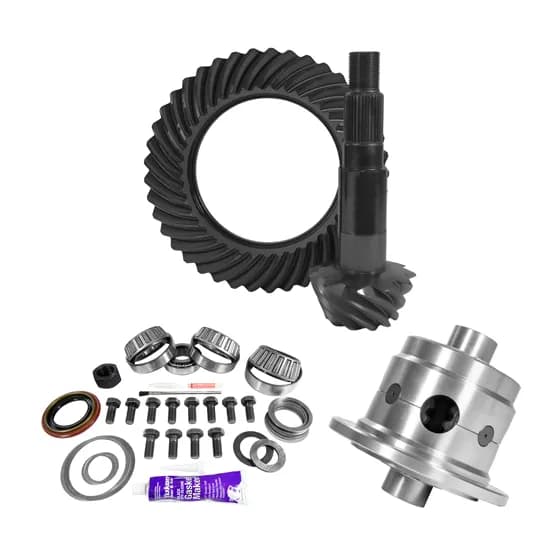 11.25 Inch Dana 80 3.73 Rear Ring & Pinion, Install Kit, 35 Spline Posi, 4.125 Inch Brg USA Standard