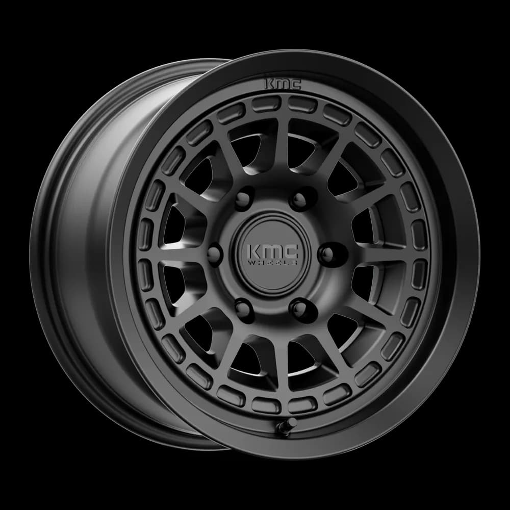 KM719 17X8.5 6X5.5 00MM Satin Black 106.1CB