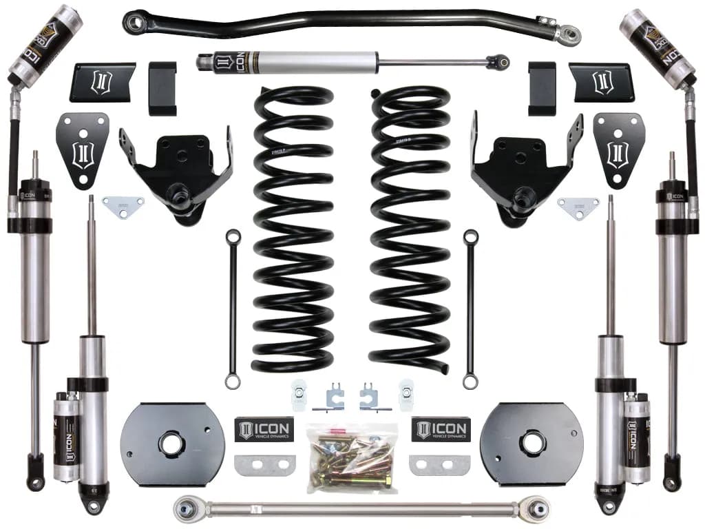 ICON 2014-2026 Ram 2500 4WD, Diesel, Coil Spring Rear, 4.5" Lift, Stage 4 Suspension System