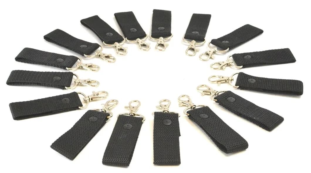 Tops and Covers 2007-2017 Replacement Zipper Pulls 16 Pack, Black