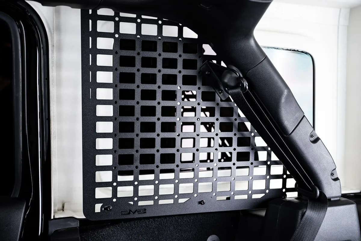 DV8 Offroad 2018-2023 Jeep Wrangler JL | Rear Window Molle Panels