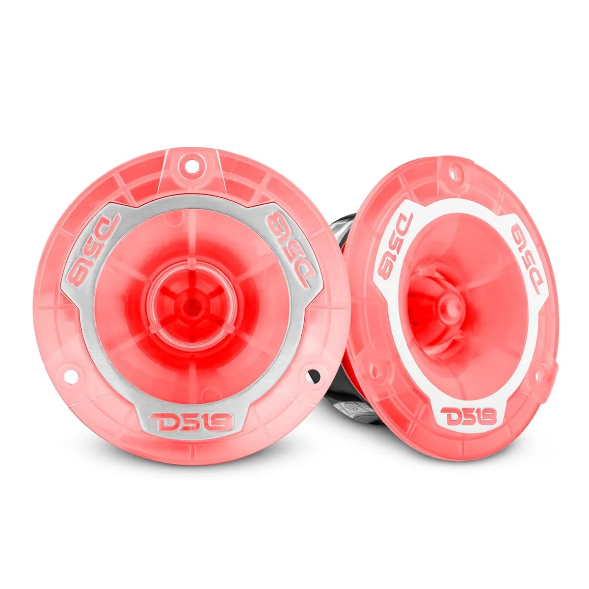 "DS18 - 3.8"" Super Bullet Tweeter with RGB LED Lights 240 Watts 1"" Aluminum 4-Ohm Vc"
