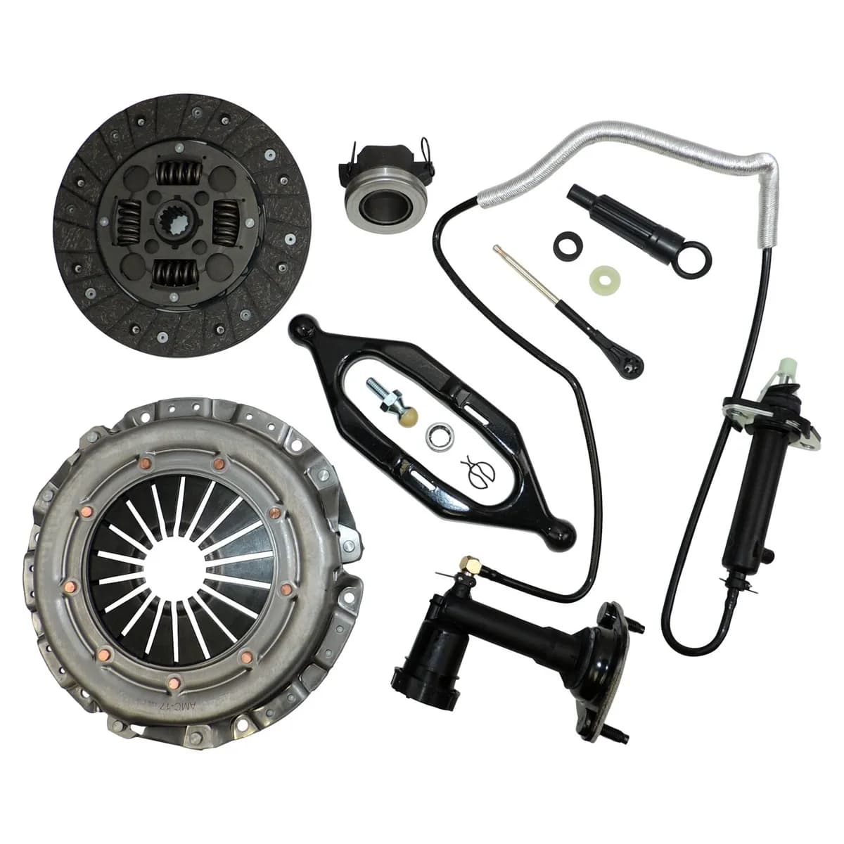 Clutch Master Kit; Steel; Semi-Metallic; Rubber;
