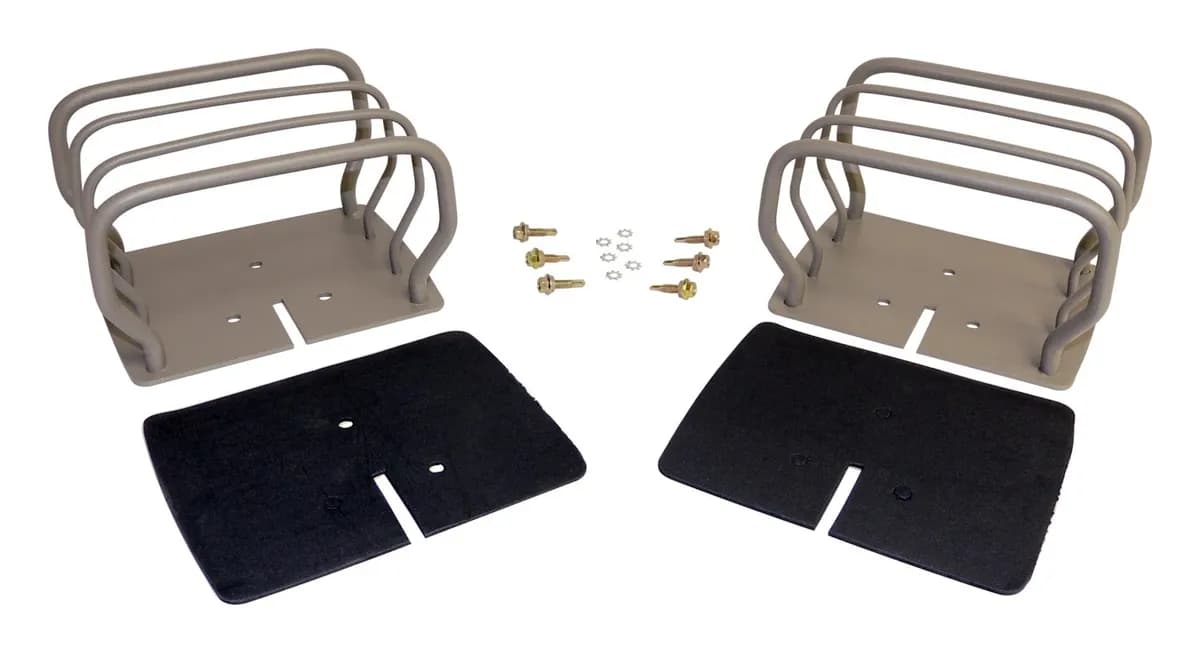 Tail Light Guard Set 1976-1983 CJ-5;1976-1986 CJ-7;1981-1986 CJ-8;1987-1995 YJ Wrangler;1997-2006 TJ Wrangler;