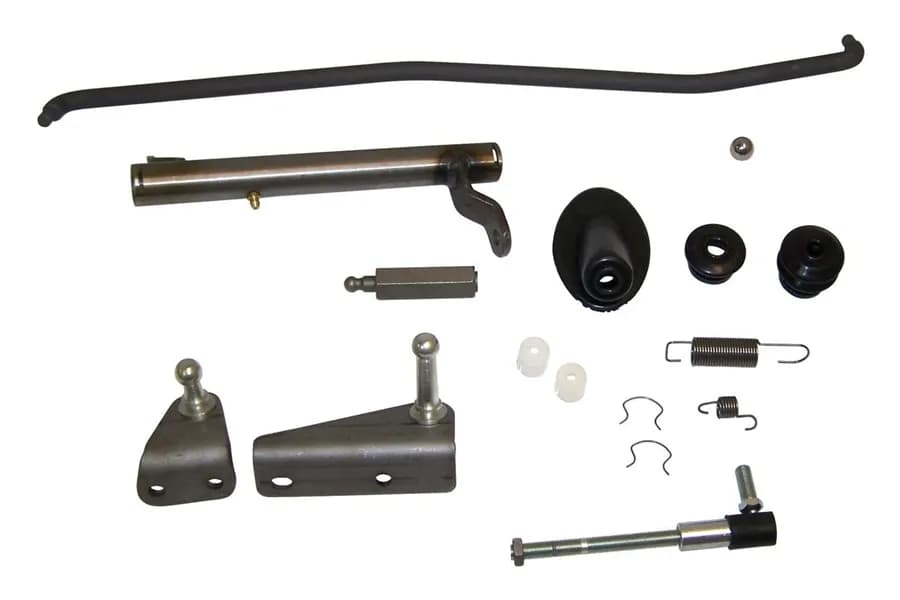 Clutch Linkage Kit; Incl. Bellcrank/Clutch Fork Rod/Adjuster/Bracket And Pivots/Pedal Shaft Rod/Outer Boot/Retainer/Pivot Bushing/Inner Boot/Pedal Shaft Boot;