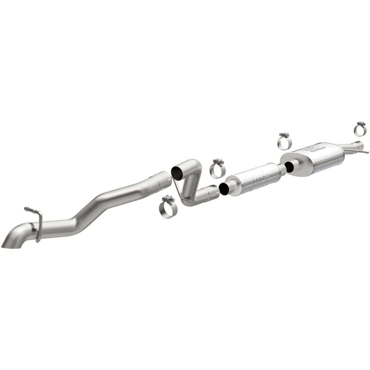 MagnaFlow® 2018 Jeep Wrangler JK 3.6L | 2012-2017 Jeep Wrangler 3.6L Overland Series™ Cat-Back Performance Exhaust System 19539