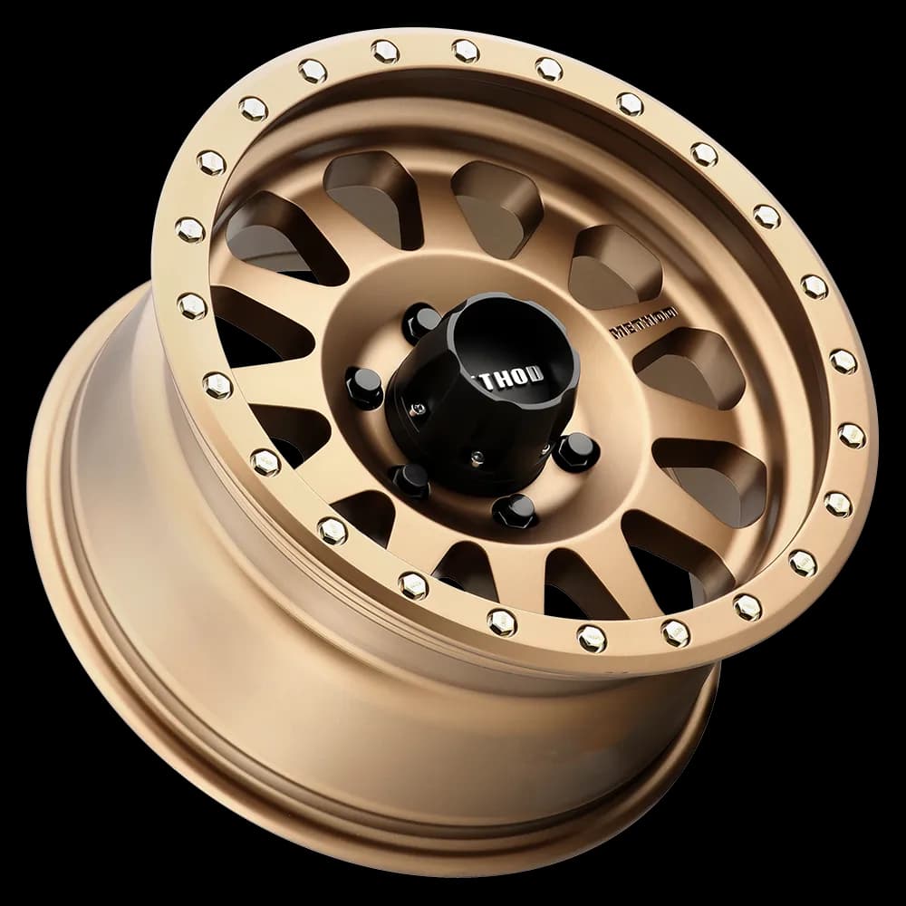 Aluminum Wheels 17x8.5 Double Standard MR304 Bolt Pattern 6 On 139.7 Offset 0 Lip Size 2.6 Method Bronze BRZ Method