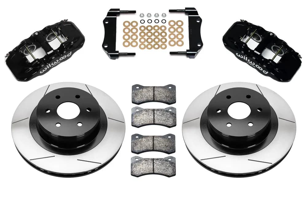 Wilwood AERO4 RearTruck Kit 14.25in Drilled 1999-2010 GM 1500-SUV 2 Piston OE Caliper
